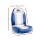Seamanship 2X Folding Boat Seats, Premium Molded Plastic, Grey/Blue, 41x38x60cm, UV-Resistant, Swivel Base Included