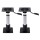 Seamanship Boat Seat Pedestal 34–46cm Adjustable Gas Lift 360° Swivel Heavy Duty 2 Pack Supports 180kg