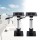 Seamanship Boat Seat Pedestal 34–46cm Adjustable Gas Lift 360° Swivel Heavy Duty 2 Pack Supports 180kg