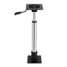 Seamanship Adjustable Boat Seat Pedestal 55-75cm Gas Lift, 360° Swivel, Steel Base, 181kg, Corrosion Resistant