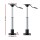 Seamanship Boat Seat Pedestal 2 Pack 55–75cm Adjustable Gas Lift 360° Swivel Steel Base Aluminium Post 180kg