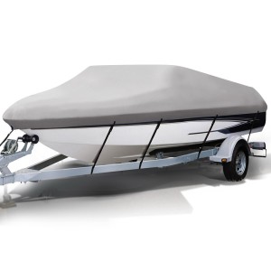Seamanship Boat Cover, Marine Grade 600D Polyester, Fits 16-18.5ft Boats, UV & Mildew Resistant, Easy Fit & Storage
