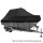 Seamanship Boat Cover, 600D Polyester, 19-21ft, Black, UV-Resistant, Heavy Duty, Trailerable, Marine Grade Protection