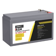 Giantz AGM Deep Cycle Battery 12V 9Ah Portable Sealed Lead Acid, 1400 Cycles, for Caravan, Camping, Solar Giantz AGM Deep Cycle Battery 12V 9Ah Portable Sealed Lead Acid, 1400 Cycles, for Caravan, Camping, Solar