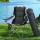 Weisshorn Grey Folding Camping Chairs 2pcs - Portable, Durable 600D Oxford, High Back, 100kg Capacity, Bonus Carry Bag