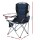 Weisshorn Portable Folding Camping Chairs 2pcs, Navy, Steel Frame, 600D Oxford Fabric, Drink Holder, 100kg Capacity