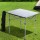 Weisshorn 70CM Aluminium Folding Camping Table - Portable, Roll-Up Design, 30KG Capacity with Carry Bag, Non-Slip Feet