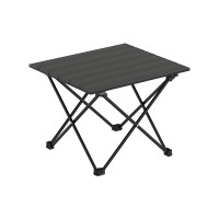 Weisshorn 40CM Aluminium Folding Camping Table - Portable Roll-Up Design with Carry Bag, 30KG Capacity, Anti-Rust