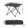 Weisshorn 40CM Aluminium Folding Camping Table - Portable Roll-Up Design with Carry Bag, 30KG Capacity, Anti-Rust