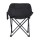 Weisshorn Black Folding Camping Moon Chair, 120kg Capacity, Durable 600D Oxford Fabric, Portable with Drink Holder