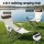 Weisshorn Lightweight Folding Reclining Camping Chair - 600D Fabric, Adjustable Backrest, Portable Comfort, 130kg Capacity