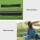 Weisshorn 3-Piece Folding Camping Set with Aluminium Table and Two Steel Frame Chairs Portable Picnic Outdoor