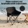 Weisshorn 3pc Camping Set Folding Aluminium Table 60x45cm with 2 Steel Frame Chairs 600D Fabric Carry Bags
