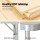 Weisshorn 3pc Camping Set Folding Aluminium Table 60x45cm with 2 Steel Frame Chairs 600D Fabric Carry Bags
