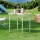 Weisshorn Folding Camping Table 60cm Adjustable Height Aluminium Portable Picnic Table with MDF Top 25kg