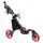 Everfit Foldable Golf Buggy Trolley Cart, 3-Wheel Aluminium, 360° Swivel, Umbrella & Cup Holder, 138x75x117cm