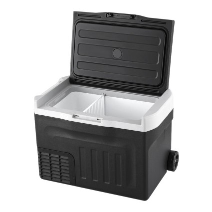 Glacio 30L Portable Fridge Freezer with Wheels, Retractable Handle, LCD, 12V/24V/240V, ECO Mode for Camping