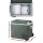 Glacio 50L Portable Fridge Freezer with LCD, 12V/24V/240V, Removable Divider, Pull Rod & Wheels, -20°C Cooling