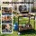 Weisshorn Outdoor BBQ Prep Cart Stainless Steel Top Mobile Kitchen Trolley Heavy Duty Wheels Tank Holder