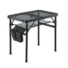 Gardeon BBQ Camp Table 60×40×56cm Foldable Lightweight 2.5kg Heavy Duty Mesh Top 30kg Capacity Dual Height Gardeon BBQ Camp Table 60×40×56cm Foldable Lightweight 2.5kg Heavy Duty Mesh Top 30kg Capacity Dual Height