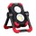 Giantz Rechargeable LED Work Light: 1000LM, 360° Rotation, USB Cordless, 4400mAh Battery, Red/Black, 14x