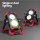 Giantz Rechargeable LED Work Light: 1000LM, 360° Rotation, USB Cordless, 4400mAh Battery, Red/Black, 14x