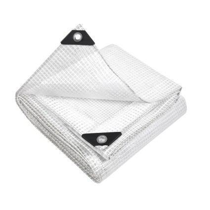 Instahut 5x6m Heavy Duty Tarp Tarpaulin - Durable 135gsm PE, Waterproof, UV-Resistant, Reinforced Edges & Eyelets