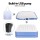 Weisshorn Queen Air Mattress, 46cm Inflatable Bed with Flocked Surface, Built-in Pump, Quick Inflate, Indoor/Outdoor Use