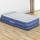 Bestway Single Air Mattress 46cm - Navy, Flocked Surface, Built-in Pump, I-Beam Design, Indoor/Outdoor Use