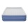 Bestway King Size Air Mattress - 56cm Inflatable Bed, Flocked Surface, Built-in Pump & Pillow, Easy Set-Up, Blue