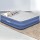 Bestway King Size Air Mattress - 56cm Inflatable Bed, Flocked Surface, Built-in Pump & Pillow, Easy Set-Up, Blue