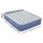 Bestway Queen Size Air Mattress - Inflatable 46cm Airbed with Built-in Pump, Flocked Surface, Indoor/Outdoor Use