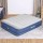Bestway Queen Size Air Mattress - Inflatable 46cm Airbed with Built-in Pump, Flocked Surface, Indoor/Outdoor Use