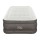 Bestway Fortech Single Air Mattress - 46cm Grey, Durable Vinyl, Built-In Pump, Antimicrobial, Indoor/Outdoor Use