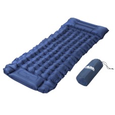 Weisshorn Self-Inflating Camping Mattress - 9cm Thick, 200x70cm, Durable TPU Coating, Includes Pillow & Carry Bag