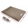 Weisshorn Double Self-Inflating Camping Mattress, 10cm Thick, Water-Resistant, Coffee Colour, 196x136cm with Carry Bag