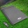 Weisshorn Double Self-Inflating Camping Mattress - 10cm Thick Polyurethane Foam, 196x136cm, Water-Resistant, Grey