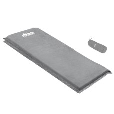 Weisshorn Self-Inflating Camping Mattress Grey | 9.5cm Thick Foam | Water Resistant | 187x66cm | Easy Setup & Carry