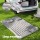 Weisshorn Inflatable Car Mattress 175x130cm, Grey - Premium PVC Camping Bed, Includes Air Pump & Pillows, 300kg Capacity