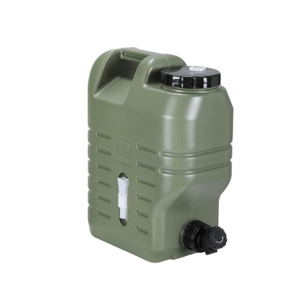 Weisshorn 12L Food-Grade PE Water Container - Non-Toxic, Odourless, with Adjustable Faucet & Easy Carry Handle