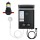 Devanti Portable LPG Gas Water Heater with Pump, Black – Outdoor Shower System, Adjustable Temp, LED Display, 60°C Max