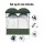 Weisshorn Double Camping Shower Toilet Tent - Portable 2-4 Person Change Room with Steel Poles, 224x114x212CM, Green