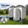 Weisshorn Double Camping Shower Toilet Tent - Portable 2-4 Person Change Room with Steel Poles, 224x114x212CM, Green