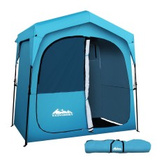 Weisshorn Double Camping Shower & Toilet Tent - 210x120x200cm, Water-Resistant, Easy Setup, Portable Privacy Shelter Weisshorn Double Camping Shower & Toilet Tent - 210x120x200cm, Water-Resistant, Easy Setup, Portable Privacy Shelter