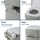 Weisshorn 20L Portable Toilet and Shower Tent Set with 12L Freshwater High Stability Fibreglass Poles
