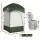 Weisshorn 22L Portable Camping Toilet and Shower Privacy Tent Combo 14L Freshwater 80 Flushes Green Standalone