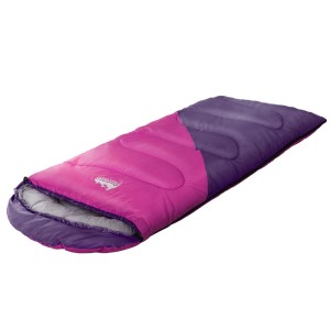 Weisshorn Kids Thermal Sleeping Bag 172cm - Pink, Water-Resistant, -5°C to 20°C, Lightweight, 250gsm Filling