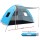 Weisshorn 4-Person Camping Tent - Weather-Resistant, Double Layer 190T Polyester, UV Protection, Portable with Carry Bag