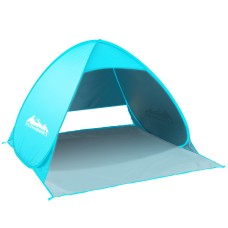 Weisshorn 3-Person Pop-Up Beach Tent - UV & Water Resistant, 190T PU, Easy Setup, Ideal for Camping & Fishing Shelter Weisshorn 3-Person Pop-Up Beach Tent - UV & Water Resistant, 190T PU, Easy Setup, Ideal for Camping & Fishing Shelter