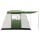 Weisshorn 6-Person Camping Tent, Weatherproof 190T Polyester, Spacious Design with Awning, Green/White, Easy Setup